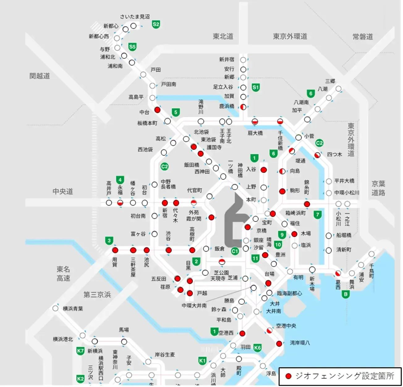 Japan (Japanese) | 警視庁及び首都高速道路株式会社の協力のもと首都高都内39カ所にジオフェンシングを導入